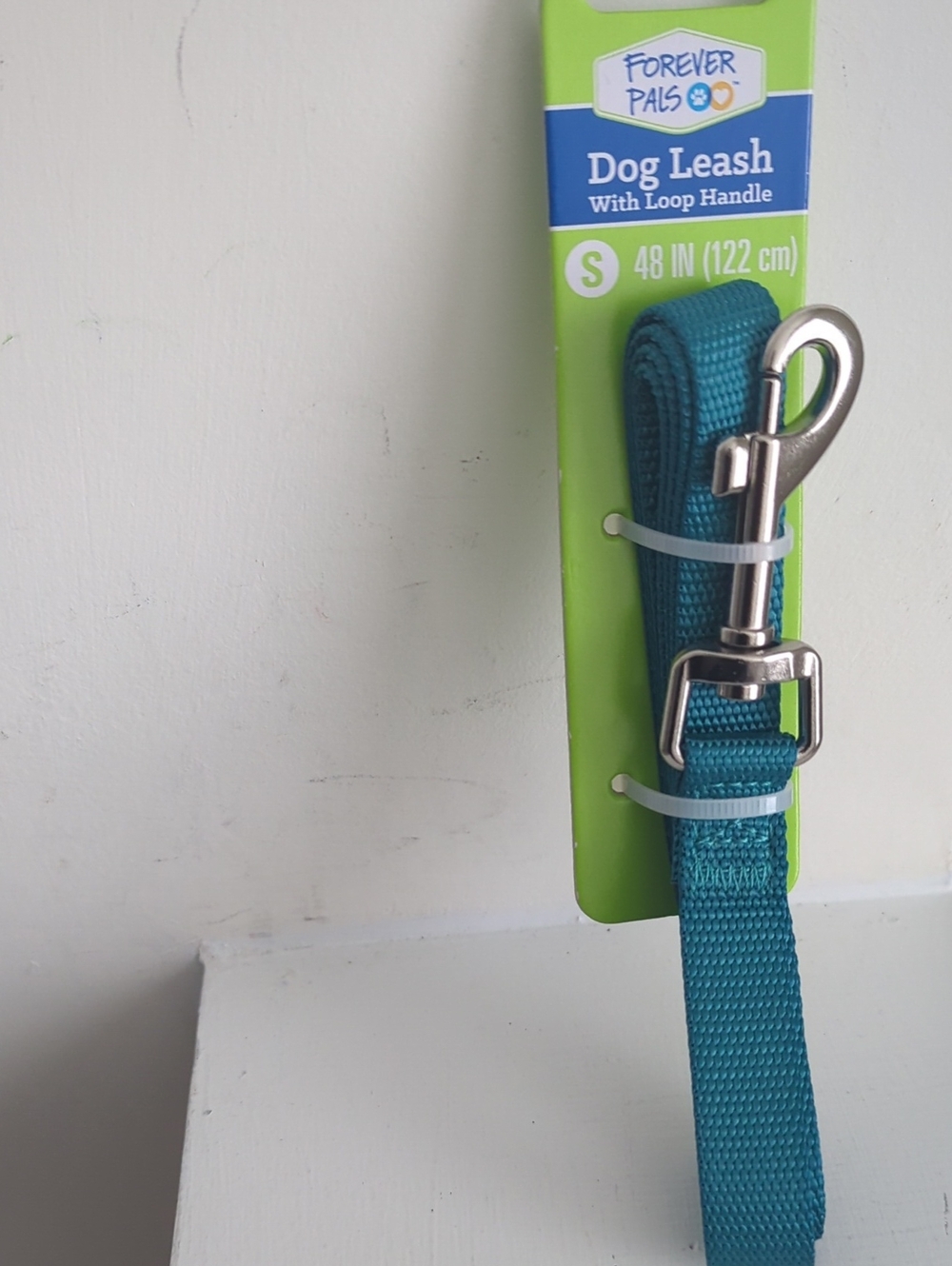Forever Pals Teal Dog Leash with Loop Handle